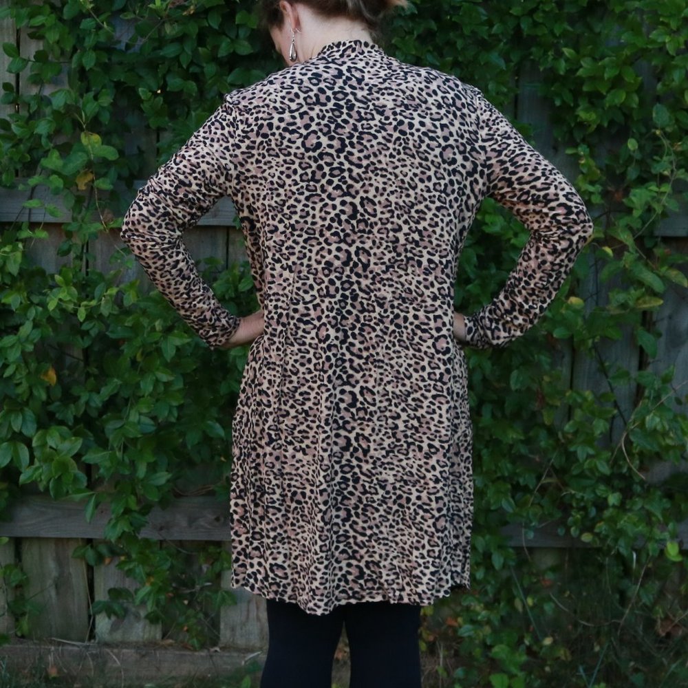 Zenana Cheetah Print Cardigan - Picture 4 of 5